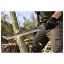 Cuchillo Jaguar Largo Tipo "Tanto Japonés"  Funda Café 45cm JF5219