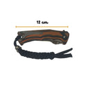 Navaja Plegable Corta Soga Clip Cuerda paracord Acero Inoxidable Táctica  JF819