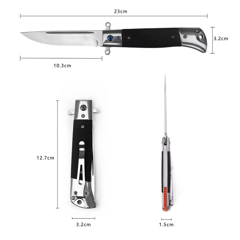 Navaja Plegable Clip Diseño BELLY mango Ergonómico JF862