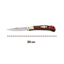 Cuchillo Navaja Plegable 20cm* Tipo Clásico imitación Madera Camping outdoor JF871