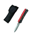 Navaja Automatica Clip Incrustación Metálica Serpiente + Funda JF873