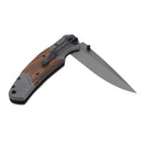 Navaja plegable Clip mango ergonómico inserción Madera JF874