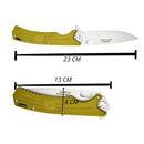 Navaja Plegable Apertura Rápida Clip de Bolsillo Hoja Acero Inoxidable JF885