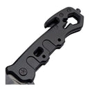 5 en 1 Navaja plegable Portatil +Rompe vidrios Corta soga Abre botellas *Clip JF886