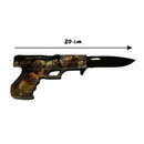 Navaja Plegable con Clip Estilo Pistola Diseño Oso Herramienta Outdoor JF890
