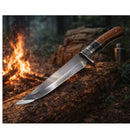 Cuchillo Táctico Bowie Hoja Fija +Funda Reforzada Campismo Senderismo JF892