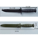 Cuchillo Supervivencia 30.5cm  Hoja Negra + Funda Clip JF899