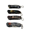 Navaja plegable bolsillo mini imprension 3D surtido Set de 4 pzs JF911