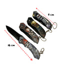 Navaja plegable bolsillo mini imprension 3D surtido Set de 4 pzs JF911