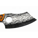 Cuchillo Cleaver Supervivencia c/ Funda Hoja Ancha Decorado JF925