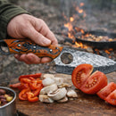 Cuchillo Supervivencia c/ Funda Hoja Ancha Diseño Escorpión JF926