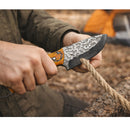 Cuchillo Artesanal c/ Funda Outdoor Madera Grabado JF927