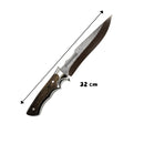 Cuchillo Finger Guard hoja texturizada Guarda Protectora Camping y Bushcraft  JF929