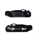 Navaja EDC Compacta Hoja Negra Camping Supervivencia JF955