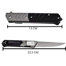 Navaja Plegable Acero Inoxidable 22.5 cm Clip de Bolsillo Antideslizante JF970
