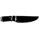 Cuchillo Bowie Acero Inoxidable con Funda Camping Caza JF973