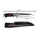 Cuchillo Bowie Caza y Supervivencia 32CM + Funda JF974