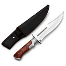 Cuchillo Tipo Bowie Con Funda Camping Caza Mango Ergonómico JF976