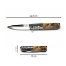 Navaja Grabado Toro Mango Decorativo Oso Plegable Cazador JF981