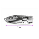 Navaja Plegable Metálica Con Clip Para Cinturón Mochila 9cm EDC JFK033