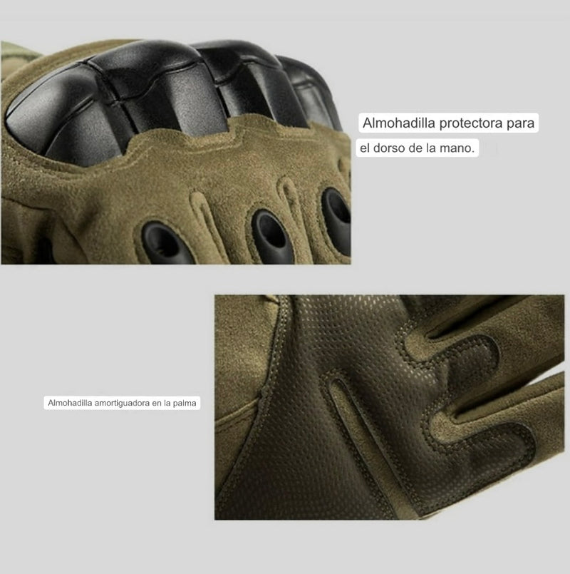 Guantes Nudillos REFORZADOS Almohadillas dedo touch JFSTB8