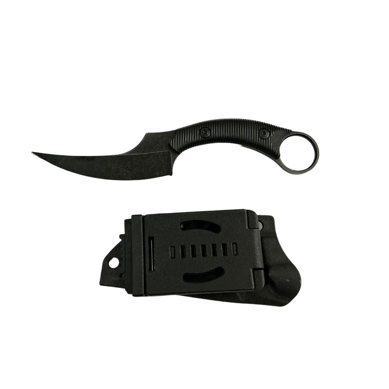 Cuchillo de garra con funda de polimero con clip JFXD800