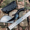 Cuchillo de garra con funda de polimero con clip JFXD800