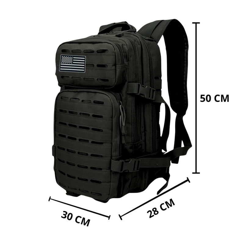 Mochila Táctica Militar Campismo 38 LTS + parche HWZ JYB015