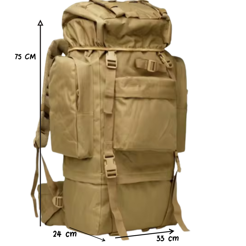 Backpack 60 Lts impermeable C/soporte Metálico interno JYB022