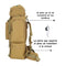 Backpack 60 Lts impermeable C/soporte Metálico interno JYB022