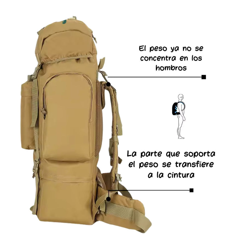 Backpack 60 Lts impermeable C/soporte Metálico interno JYB022