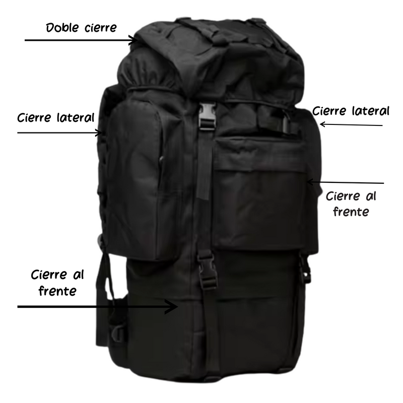 Backpack 60 Lts impermeable C/soporte Metálico interno JYB022