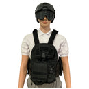 Chaleco Porta Placas Frontal/Trasero *Acolchado Rigido* MOLLE Bolsas Removibles JYB168