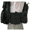 Chaleco Porta Placas Frontal/Trasero *Acolchado Rigido* MOLLE Bolsas Removibles JYB168