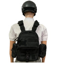 Chaleco Porta Placas Frontal/Trasero *Acolchado Rigido* MOLLE Bolsas Removibles JYB168