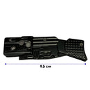 Navaja Plegable Seguro de Bloqueo + Clip Drop Point Negra 17cm KA808