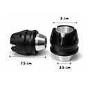 Sliders Par Anticaída Eje Rueda Motocicleta Protección Uso Rudo MTC021