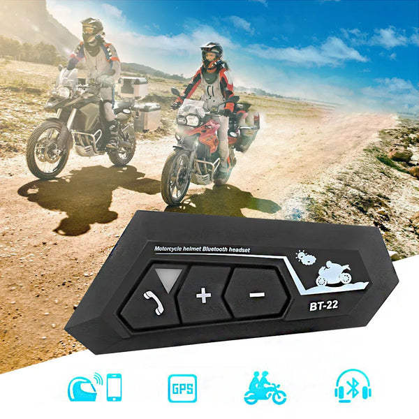 Auriculares para casco de motocicleta Bluetooth 5,0 altavoz MP3 MTC036