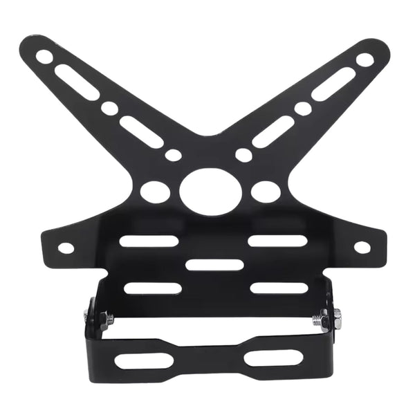 Porta Placas MOTOCICLETA Universal Ajustable Aluminio Reforzado MTC041