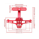 Porta Placa Trasera Moto Deportivo Universal Ajustable Tipo Racing CNC MTC042