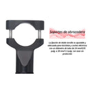 Soporte Universal MOTOCICLETA 1 puerto USB Smartphone 360° Antivibración  MTC046