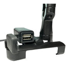 Soporte Universal MOTOCICLETA 1 puerto USB Smartphone 360° Antivibración  MTC046