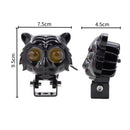 Faro LED Tigre 12V Doble Lente Moto MTC094