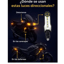Direccionales LED Moto Delanteras/Defensas/Carenaje Cables tipo (Bullet) MTC148