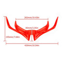 Deflector aerodinámico tipo alerón "Alas" MOTO frontal Aerodinámico MTC177