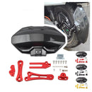 Salpìcadera Universal Deportivo Moto,Scooter Tipo Fibra de Carbono + Kit  MTC187