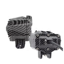 Faro Antiniebla Auxiliar Moto Doble Lente Proyector Blanco/Ámbar 3 Modos 12V MTC196