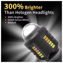 Bulbo LED BA20D Moto/scooter 360° Blanco * Ámbar Alta/Baja MTC232