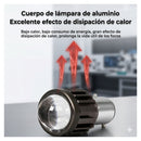 Foco LED Proyector *Fisheye*  Moto y Auto 12V-80V Luz Blanca/Ambar MTC233