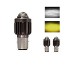 Foco LED Proyector *Fisheye*  Moto y Auto 12V-80V Luz Blanca/Ambar MTC233